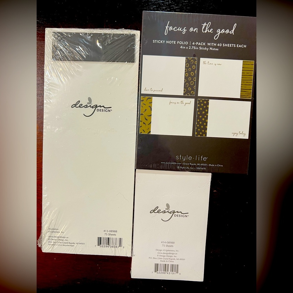 Style Life Notepad and Sticky Notes Set - Picture 2 of 2